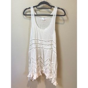 Intimately Free People Voile and Lace Trapeze Slip